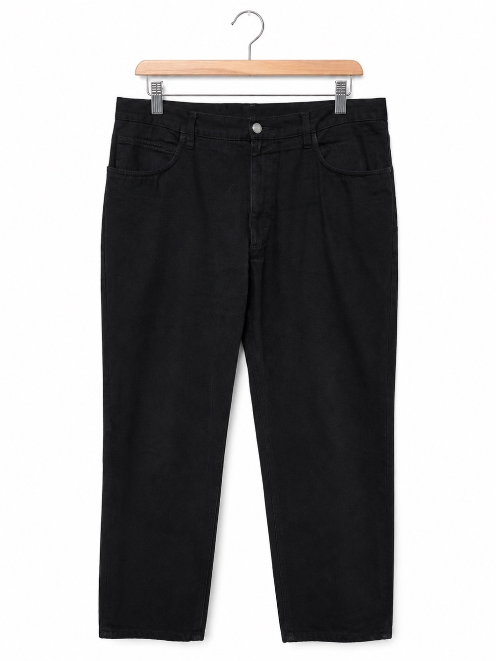 Loro Piana Men's Black Straight Leg Jeans Size 36 100% Cotton Italy Luxury